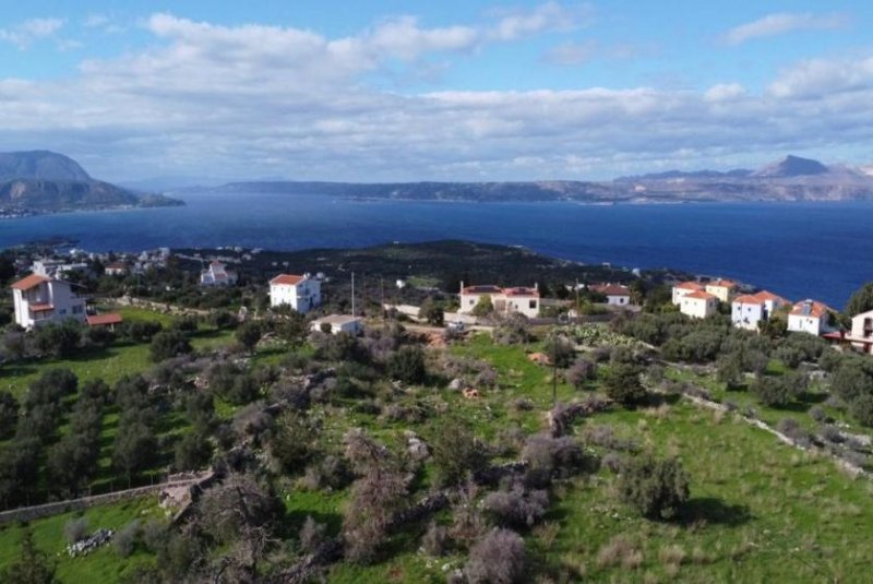 Kokkino Chorio Kreta, Kokkino Chorio: Landschaftlich reizvolles Grundstück mit Meerblick zu verkaufen Grundstück kaufen